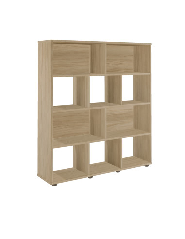 Estante Book Café Claro - Mueble Organizador y Decorativo