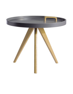 Mesa lateral Corinto negro