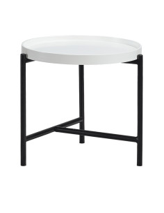 Mesa lateral Morelia blanco