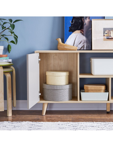 Rack TV Tokio - Mueble de Entretenimiento Elegante y Funcional