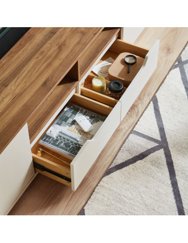 Rack TV Soho - Mueble Moderno para Centro de Entretenimiento