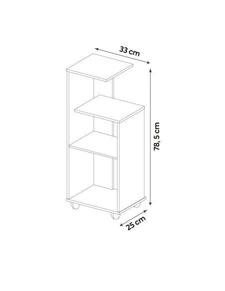 Mesa apoyo Bis blanco