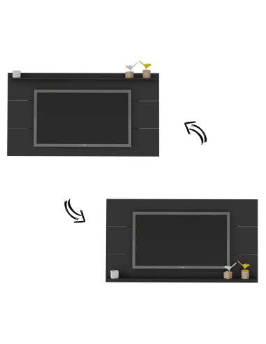 Panel TV Slim - Mueble para TV de Diseño Versátil y Elegante