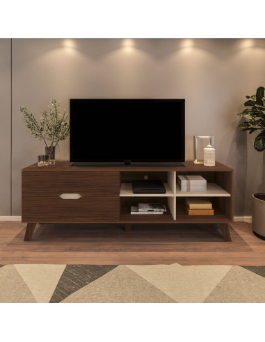 Rack TV Verona - Mueble Moderno y Espacioso para Living