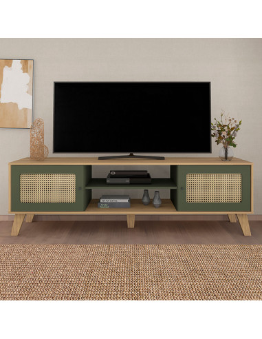 Rack Charlotte - Roble/Menta