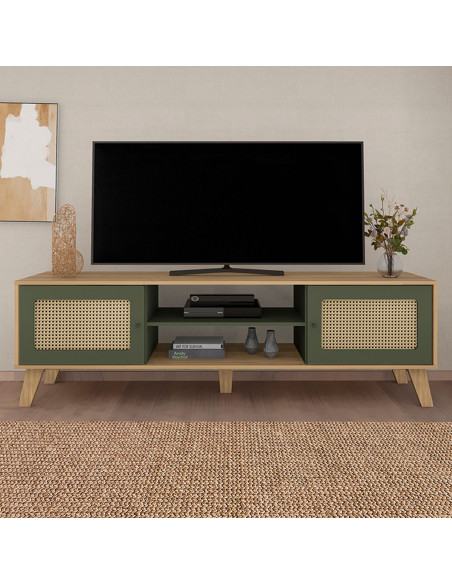 Rack Charlotte - Roble/Menta