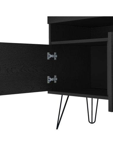 Rack TV Liberty Negro - Mueble Vintage para Living