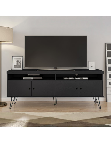 Rack TV Liberty Negro - Mueble Vintage para Living