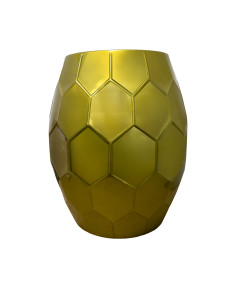 Mesa lateral dorada 40x40x49cm 2