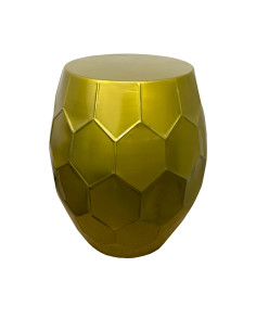 Mesa lateral dorada 40x40x49cm