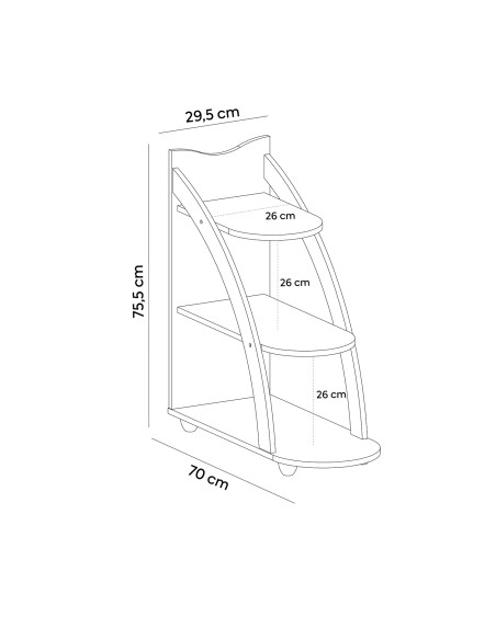 Mesa lateral Andes terracota