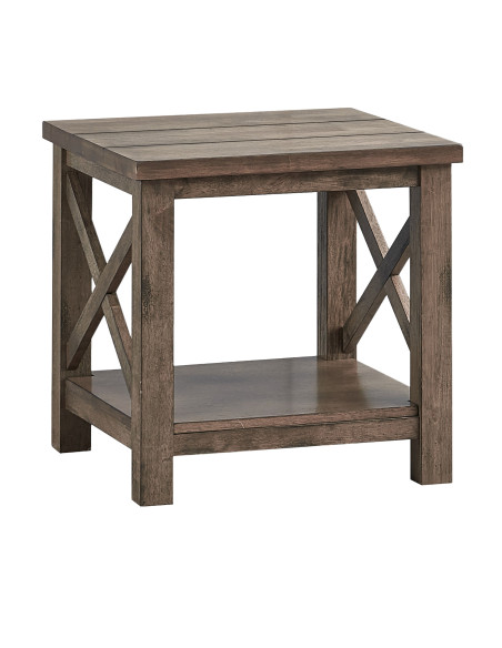 Mesa lateral Rustic Hevea