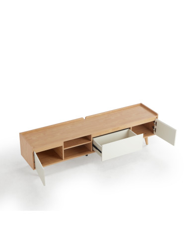 Rack TV Jayden - Mueble Moderno para Living con Compartimentos