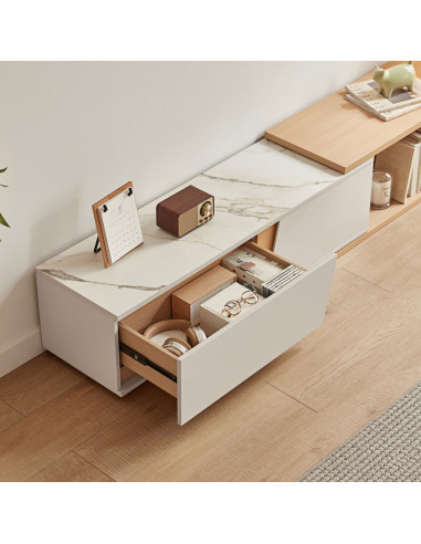 Rack TV Marcel con Tablero Extensible - Mueble para Living