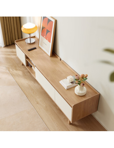 Rack TV Jayden - Mueble Moderno para Living con Compartimentos