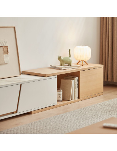 Rack TV Marcel con Tablero Extensible - Mueble para Living