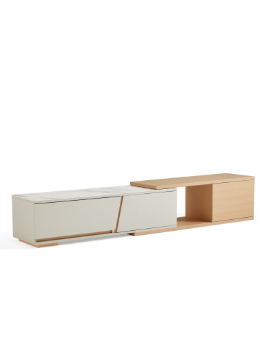 Rack TV Marcel con Tablero Extensible - Mueble para Living