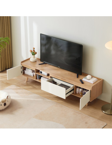 Rack TV Jayden - Mueble Moderno para Living con Compartimentos