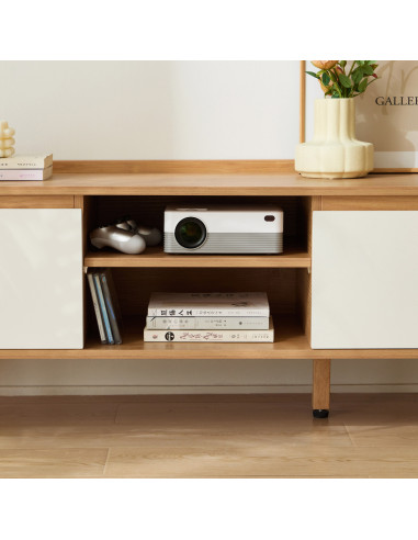 Rack TV Jayden - Mueble Moderno para Living con Compartimentos