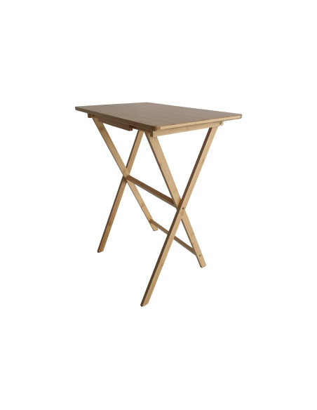 Mesa lateral bambú 60x40cm