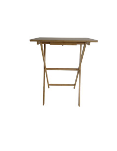 Mesa lateral bambú 60x40cm 2