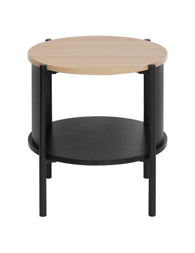 Mesa Lateral Alani 2 Niveles - Mesa Auxiliar Living Moderna