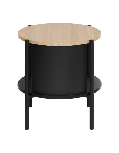 Mesa Lateral Alani 2 Niveles - Mesa Auxiliar Living Moderna