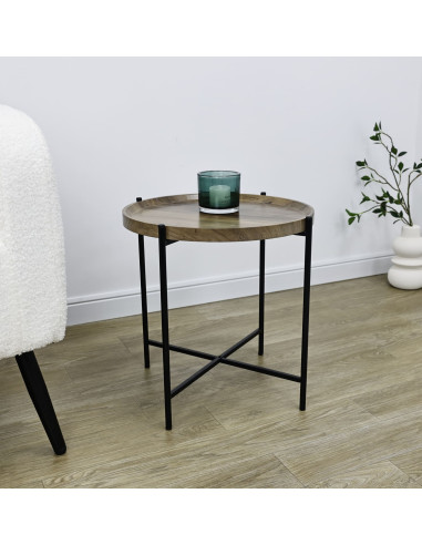 Mesa Lateral Rhodes - Elegante y Funcional para tu Living