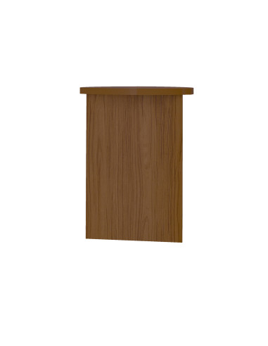 Mesa Lateral Delta Alta 46x46x60 cm - Estilo Moderno