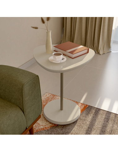 Mesa Lateral Bel Alta 51x51x60 cm - Muebles de Living