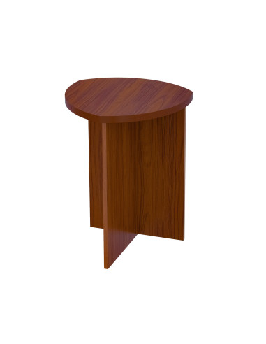 Mesa Lateral Delta Alta 46x46x60 cm - Estilo Moderno