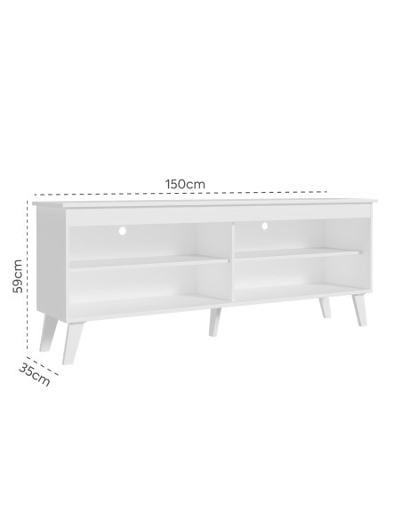 Rack TV 65" Turim blanco