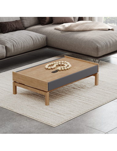 Mesa Centro Barcelona - Mesa de Centro Rectangular de Madera