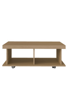 Mesa centro Dunas café claro