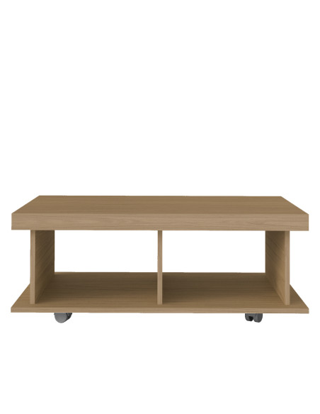 Mesa centro Dunas café claro