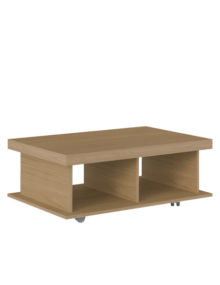 Mesa centro Dunas café claro