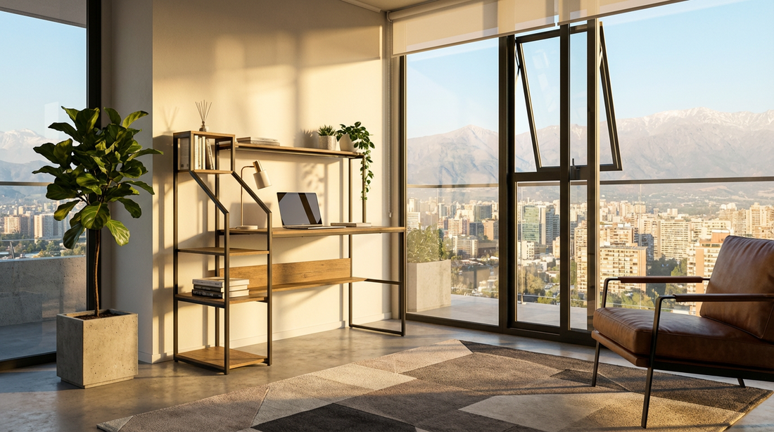 Estilo industrial en decoración: madera, hormigón, ladrillo, hierro y acero