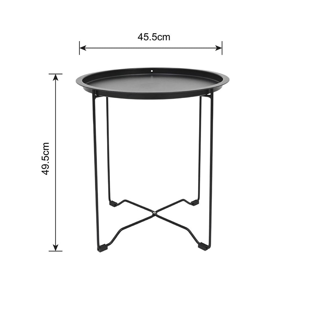 Juego balcon 3pcs Milos negro