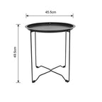 Juego balcon 3pcs Milos negro