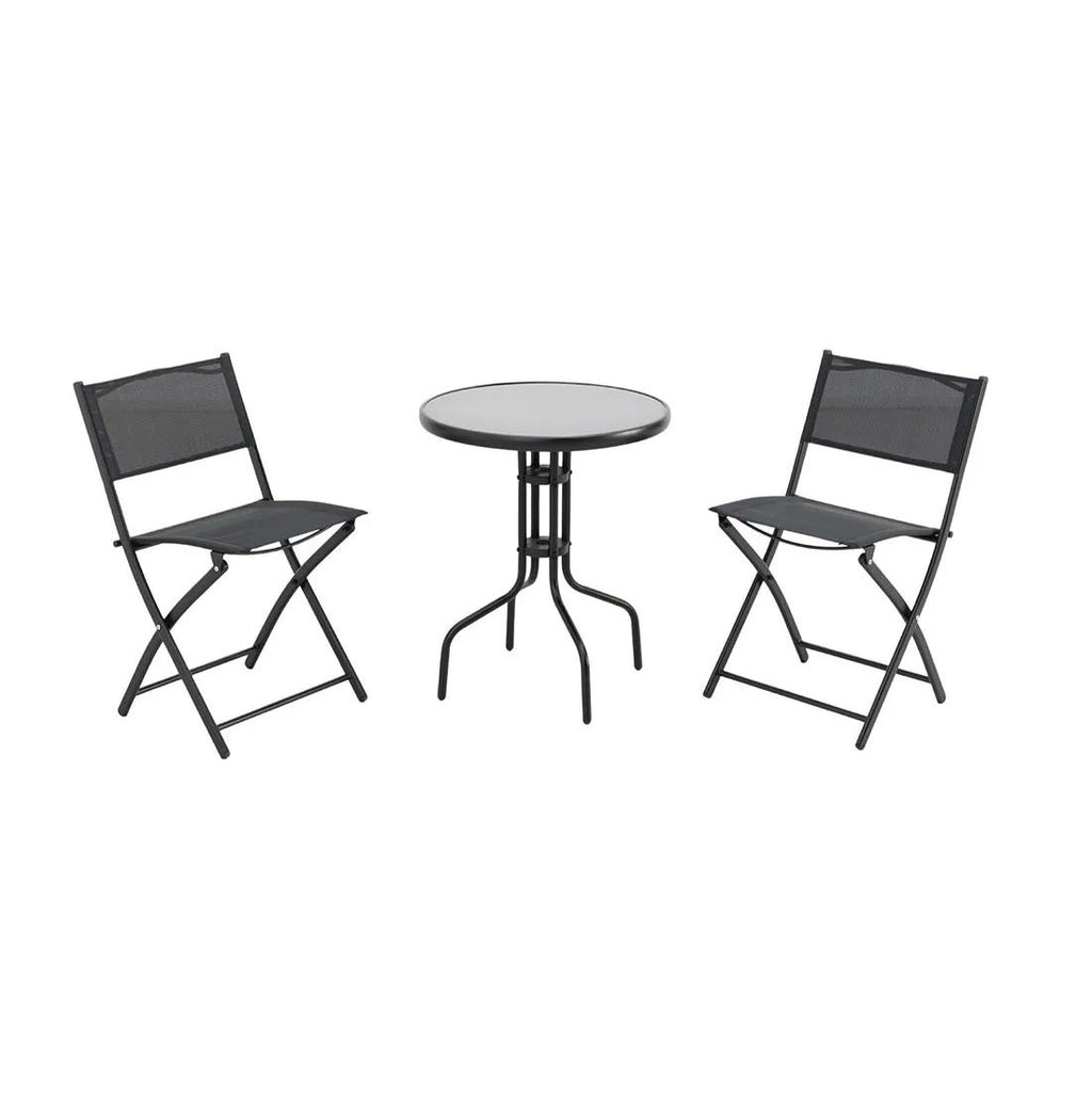 Juego balcon 3pcs Darwin negro