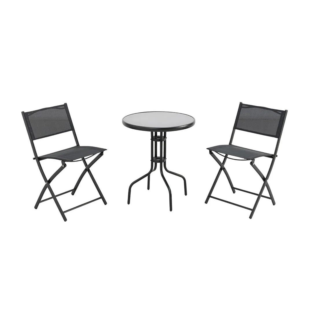 Juego balcon 3pcs Darwin negro