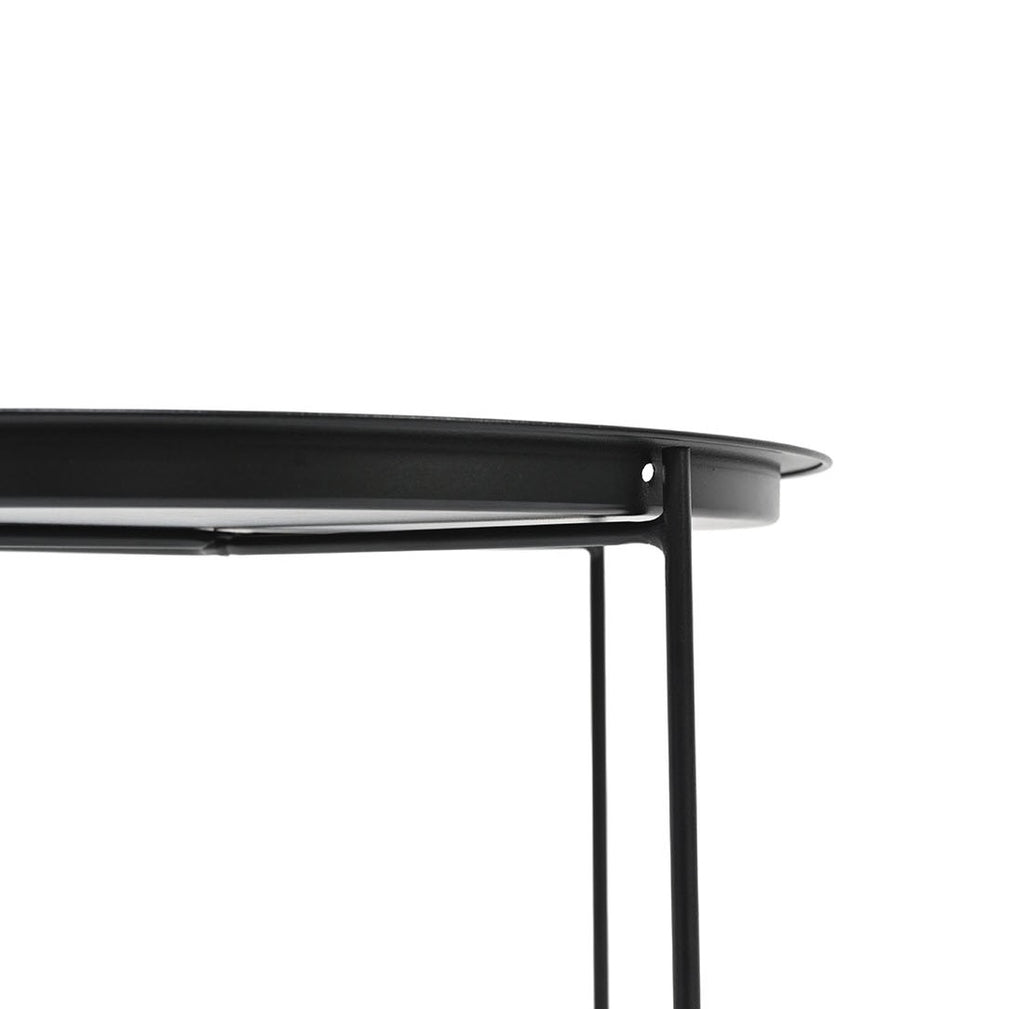 Juego balcon 3pcs Milos negro