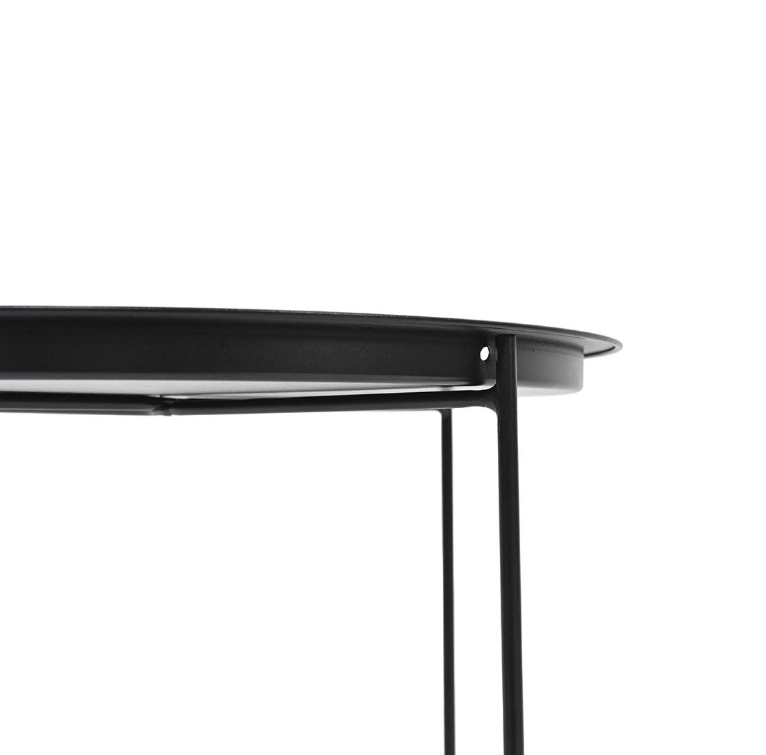 Juego balcon 3pcs Milos negro