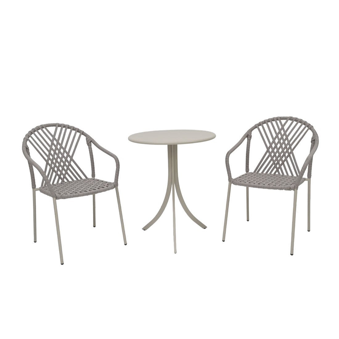 Juego balcon 3pcs Cannes gris claro