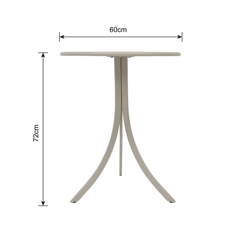 Juego balcon 3pcs Cannes gris claro