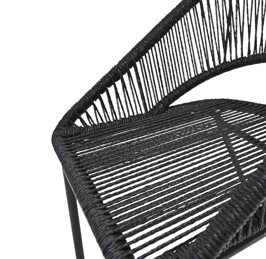 Juego balcon 3pcs Oslo negro