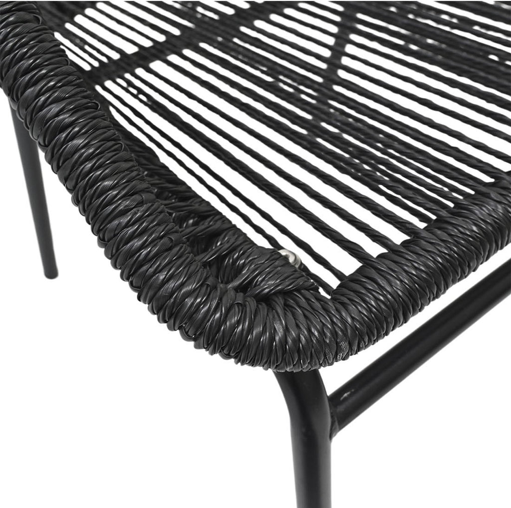 Juego balcon 3pcs Oslo negro