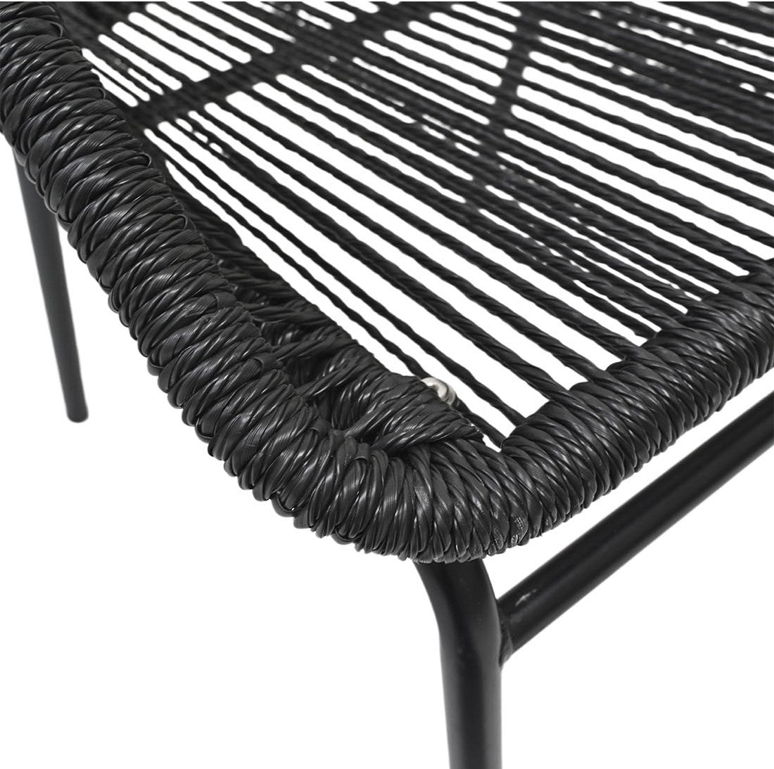Juego balcon 3pcs Oslo negro