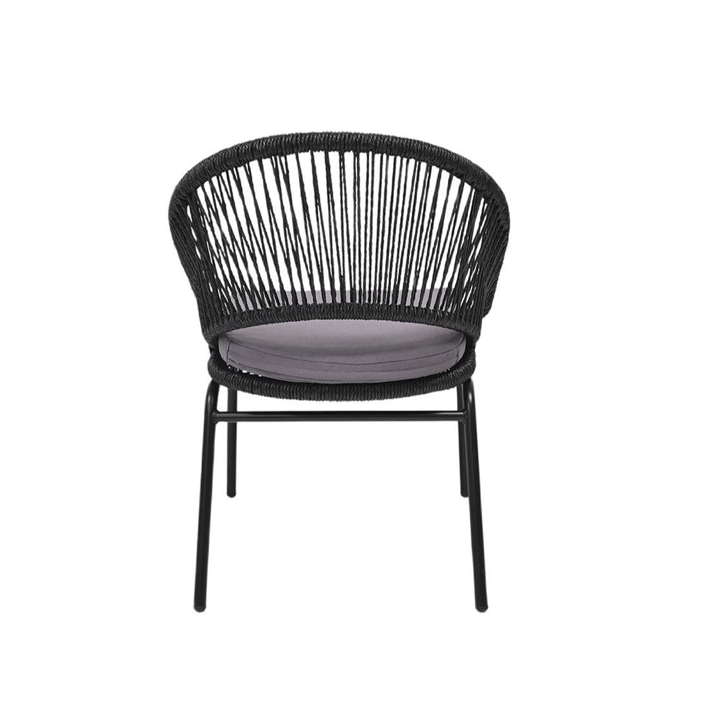 Juego balcon 3pcs Oslo negro