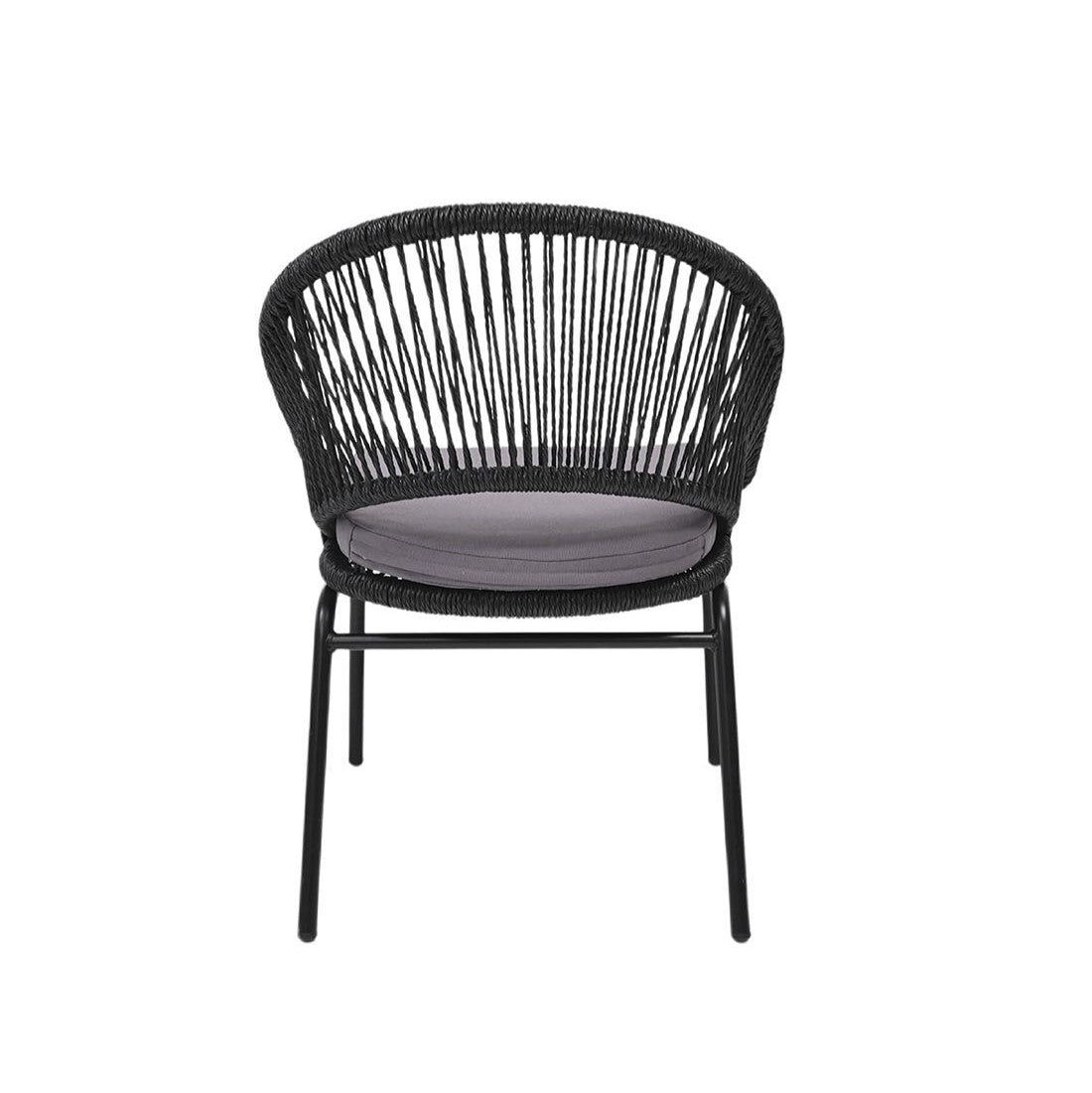 Juego balcon 3pcs Oslo negro